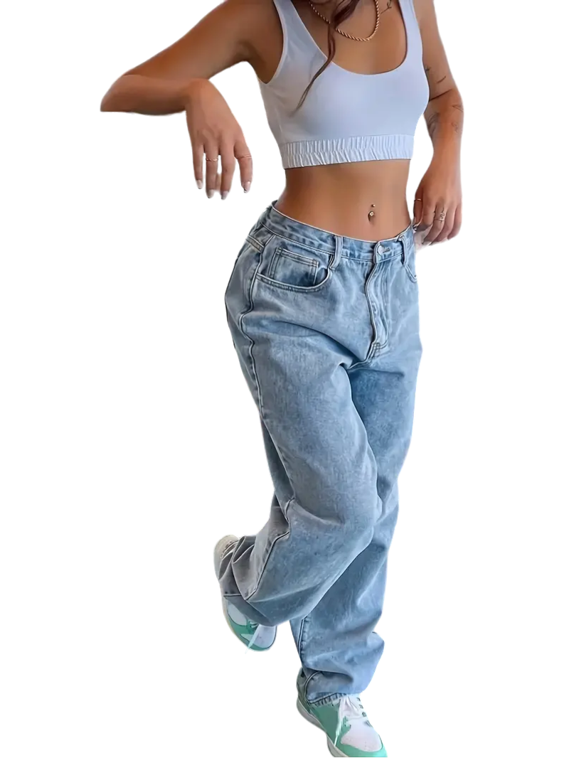 Pantalón holgado de moda Mujer